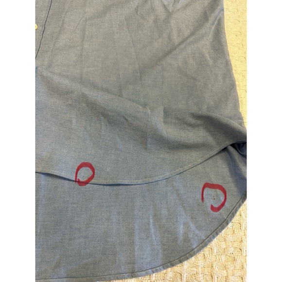 Ralph Lauren Men's 3XLT Tall Stretch Oxford Shirt Blue‎ Button Long Sleeve Pony - Picture 10 of 11